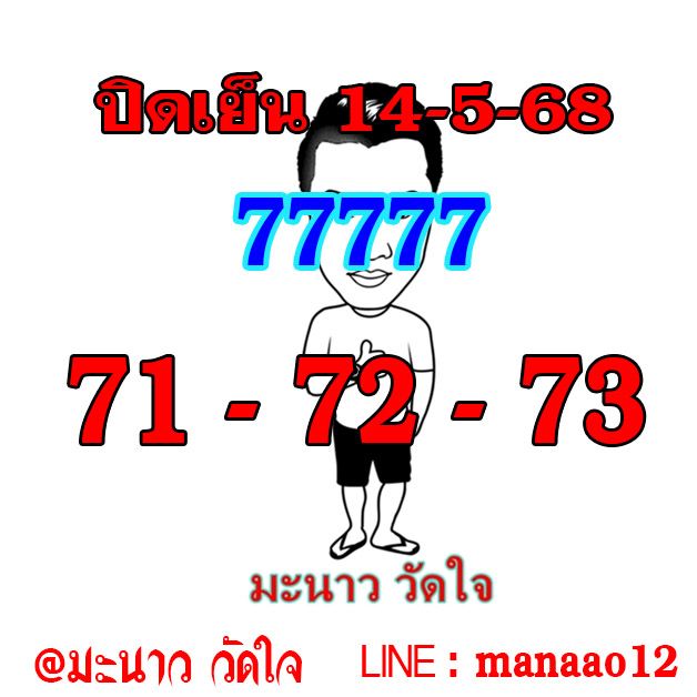 หวยหุ้น 14-5-68