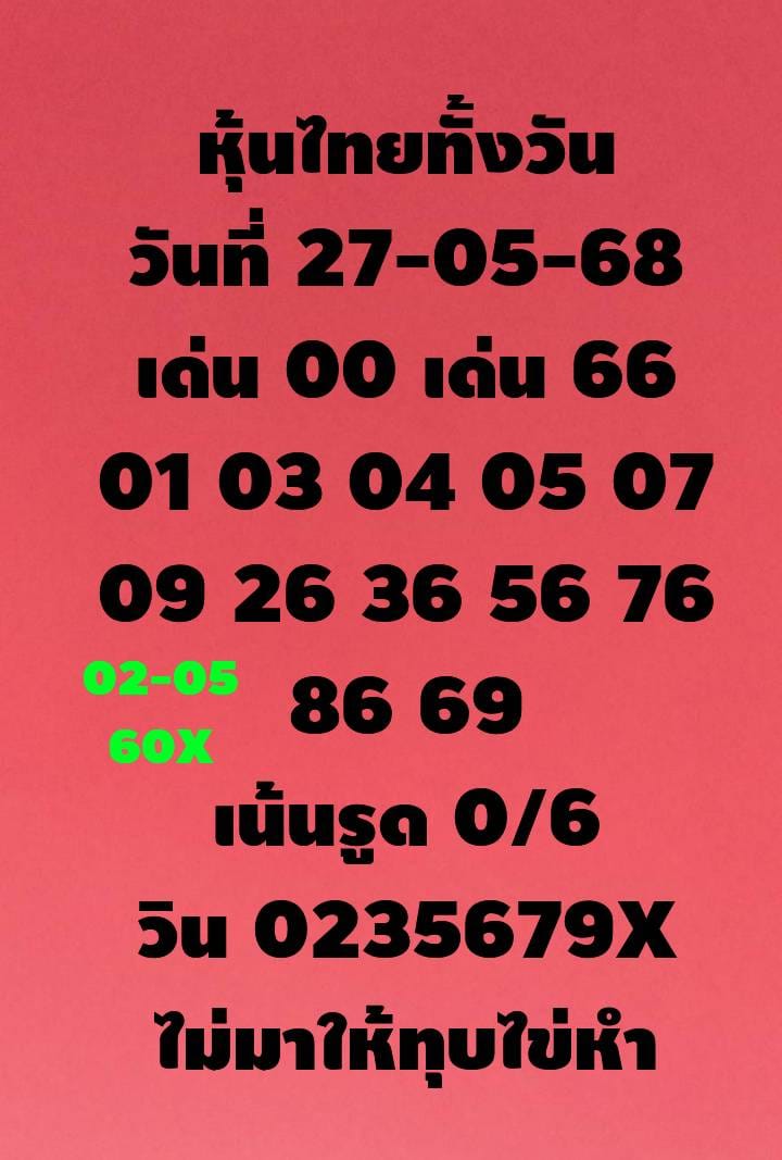 หวยหุ้น 27/5/68-3