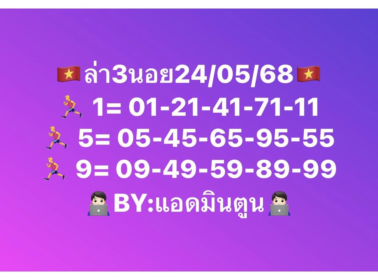 หวยฮานอย 24-5-68-10