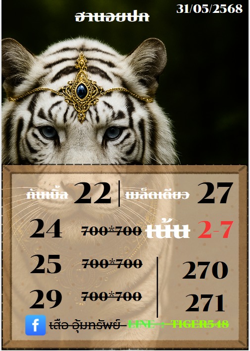 หวยฮานอย 31/5/68-4