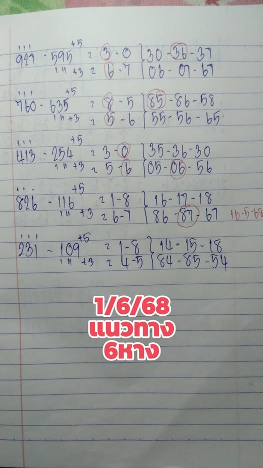 หวยวิไลพรบุญหอม 1/6/68
