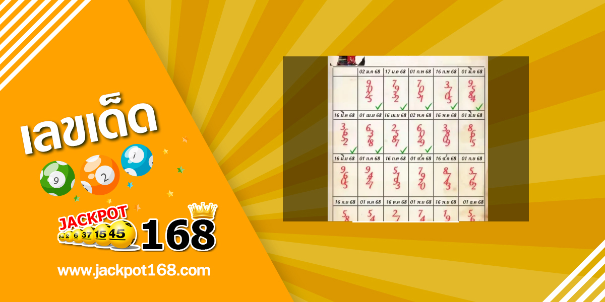 หวยปฏิทินท้าวเวส 16/6/68 ชี้ทางรวยให้ก่อนใคร