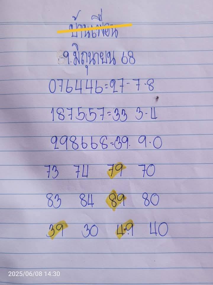หวยลาว 9/6/68-2