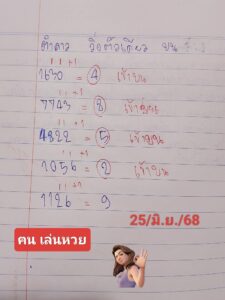 หวยลาว-25-6-68