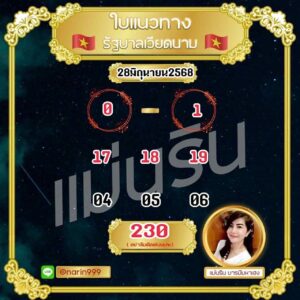 หวยฮานอย 28/6/68-4