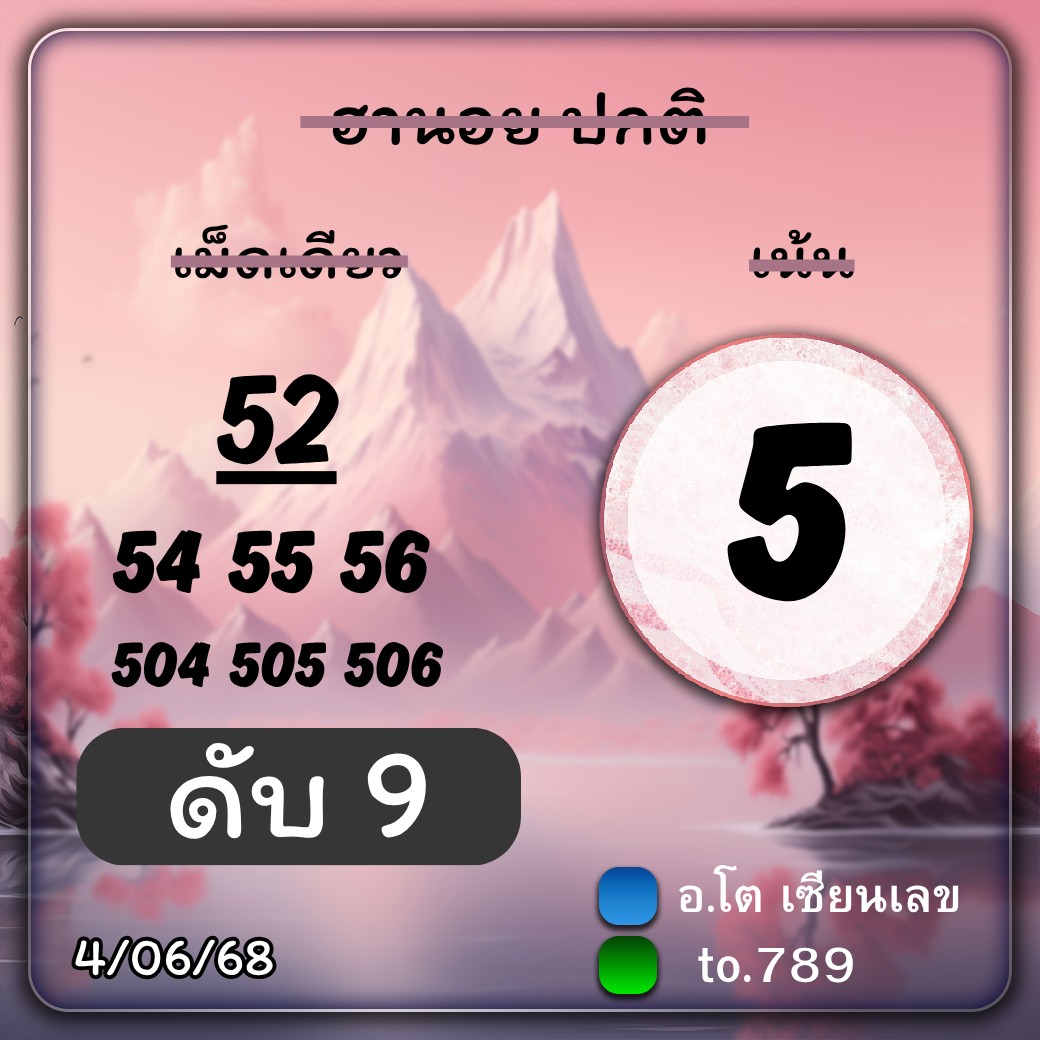 หวยฮานอย 4/6/68-4