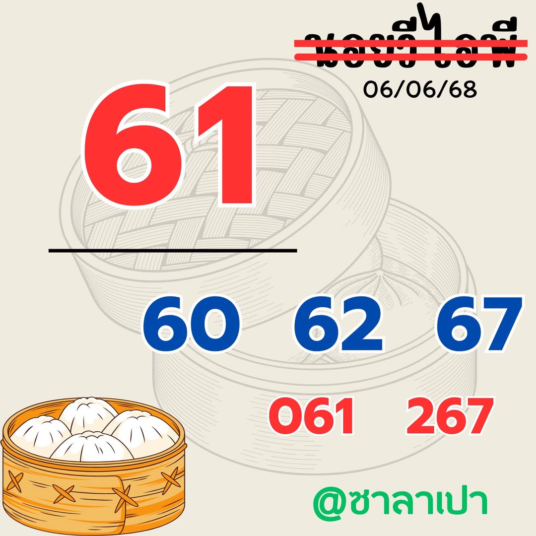 หวยฮานอย 6/6/68