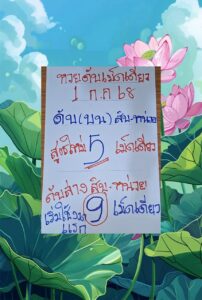 หวยดับเม็ดเดียว 1/7/68