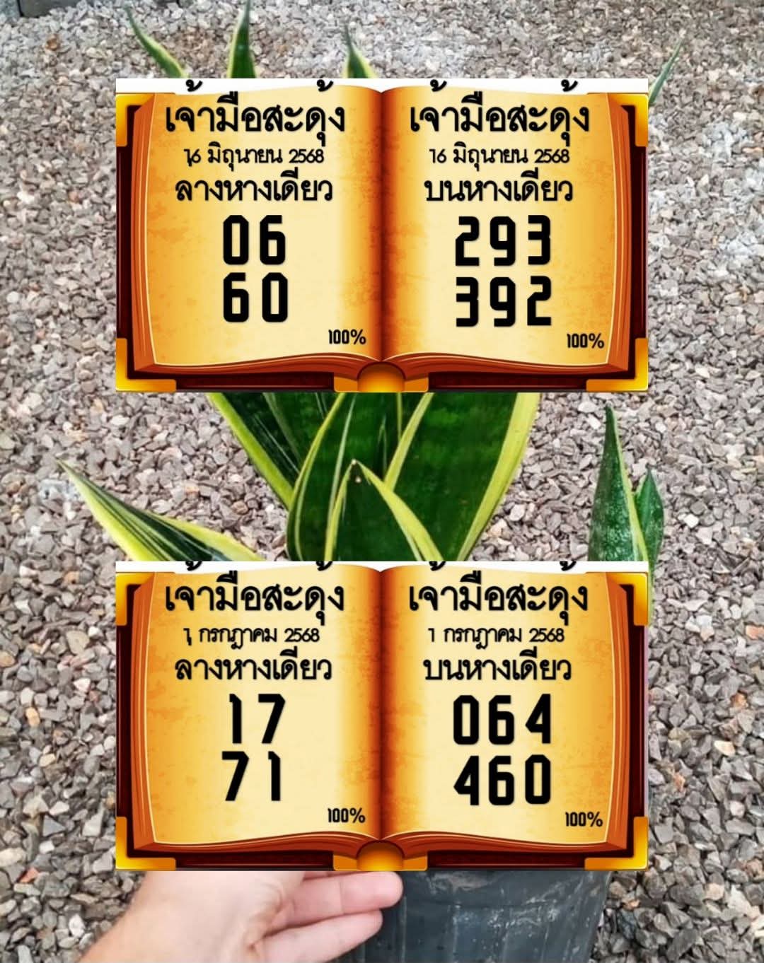 หวยเจ้ามือสะดุ้ง 1/7/68