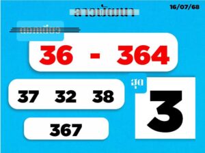 หวยลาว 16/7/68-4
