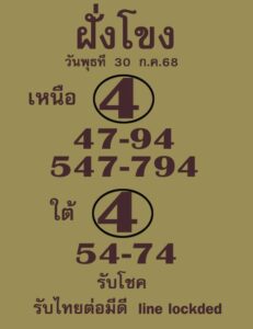 หวยลาว 30/7/68-3