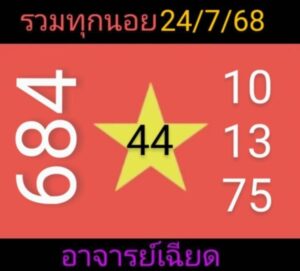 หวยฮานอย 24/7/68-5