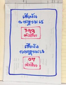 หวยเฮียนัน 16/7/68