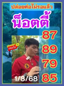 หวยอาจารย์น๊อตตี้ 1/8/68