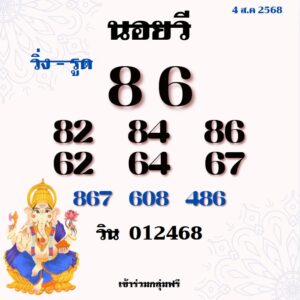 หวยฮานอย 4/8/68