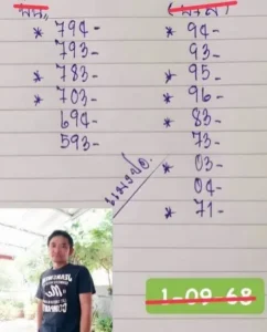 หวยแมงปอ 1/9/68