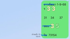 หวยลาว 1/9/68-2