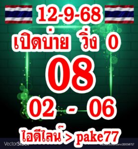 หวยหุ้น 12/9/68