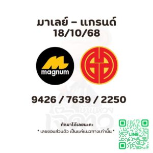 หวยมาเลย์ 18/10/68