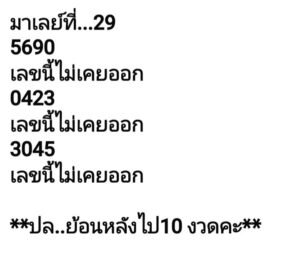 หวยมาเลย์ 29/10/68 แนวทางแม่นยำ ลุ้นรางวัลใหญ่สุดสัปดาห์นี้