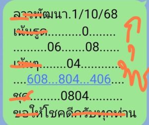 หวยลาว-1-10-68-7