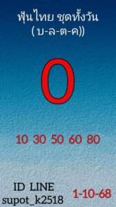 หวยหุ้น 3/10/68