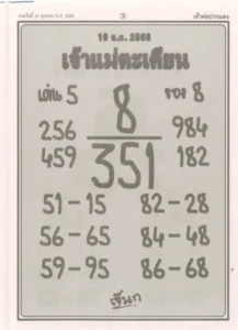 หวยเจ้าแม่ตะเคียน 16/10/68