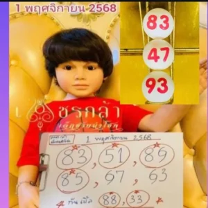 หวยเพชรกล้า 1/11/68