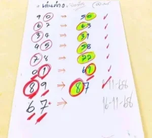 หวยจากใจชายคนหนึ่ง 16/11/68