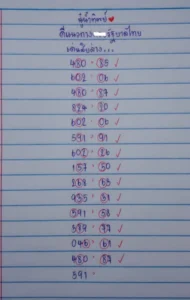 หวยนู๋ดี นู๋น้ำ 16/11/68