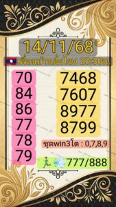 หวยลาว-14-11-68-9