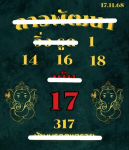 หวยลาว 17 11 68 2
