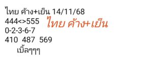 หวยหุ้น 14/11/68