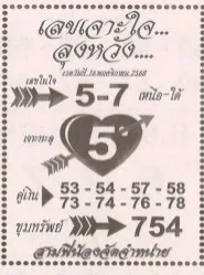 หวยเจาะใจลุงหวัง 16/11/68