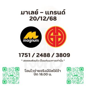 หวยมาเลย์ 20/12/68-2