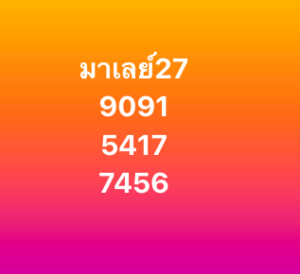 หวยมาเลย์ 27 12 68 10