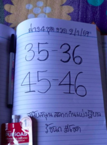 หวยรัชนกมีโชค 2/1/69