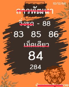 หวยลาว 10/12/68