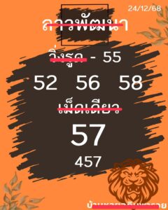 หวยลาว 24 12 68 4