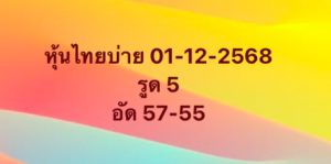 หวยหุ้น 1 12 68 8