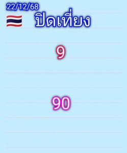 หวยหุ้น 22 12 68