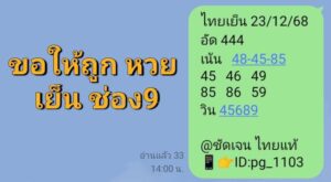 หวยหุ้น 23/12/68