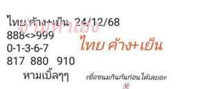 หวยหุ้น 24 12 68