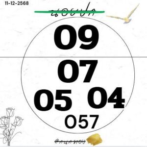 หวยฮานอย 11 12 68 9