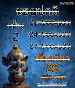 หวยฮานอย 24 12 68 7