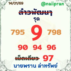หวยลาว 14/1/69-2