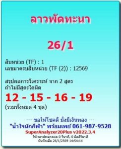 หวยลาว 26/1/69-3