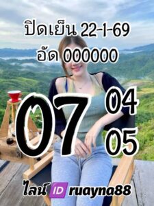 หวยหุ้น 22/1/69