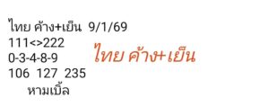 หวยหุ้น 9 1 69