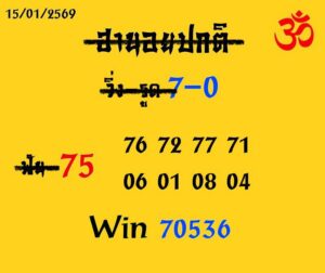 หวยฮานอย 15 1 69 10